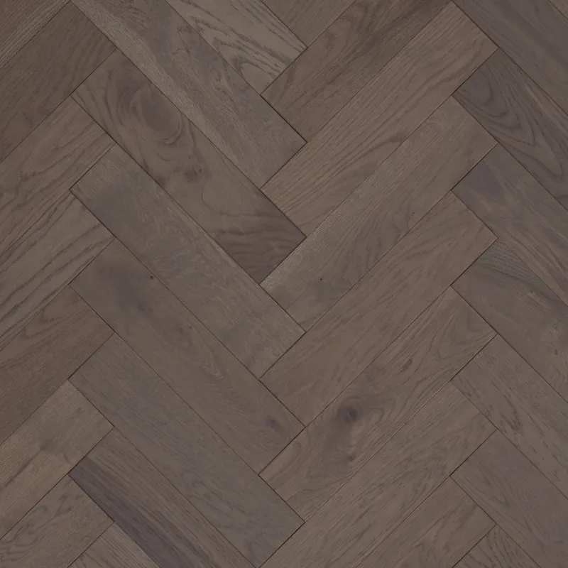 Furlong Herringbone Light Grey Rustic Brushed and UV Oiled 14233 Engineered Wood Flooring