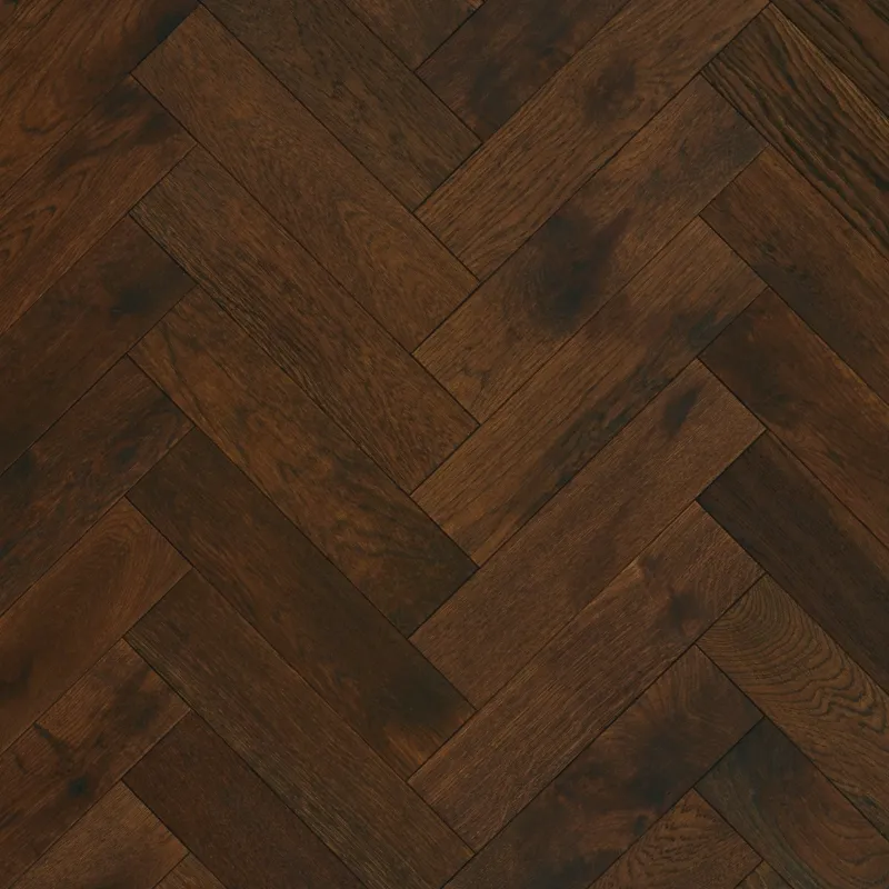 Furlong Herringbone Old English Rustic Brushed and UV Oiled 14235 Engineered Wood Flooring