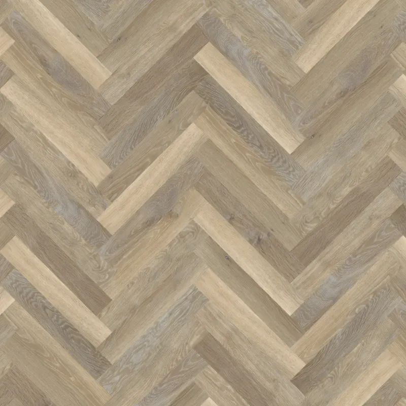 Karndean Knight Tile LVT Lime Washed Oak Parquet SM-KP99 Glue Down